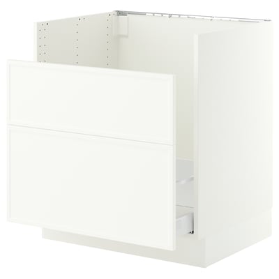 SEKTION / MAXIMERA Base cab f TALLSJÖN sink, white/Aspudden matte white, 30x24x30 "