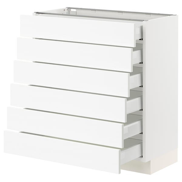 60 Drawer Organizer, White - Multi-Purpose Plastic Cabinet - Everything Mary