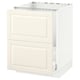 SEKTION kitchen cabinet, off-white, 2 drawers, traditional design