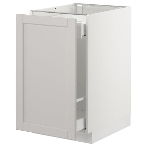 SEKTION kitchen cabinet - white, rectangular, shaker style, wooden, modern design