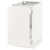 SEKTION / MAXIMERA Base cabinet for sorting + 1 door, white/Veddinge white, 18x24x30 "