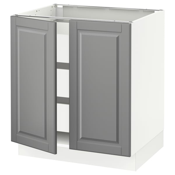 SEKTION / MAXIMERA Base cabinet w 2 doors/3 drawers, white ...