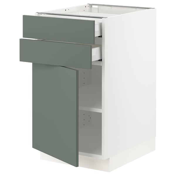 Sektion Maximera Base Cabinet W Door 2 Drawers White Bodarp