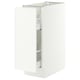 SEKTION / MAXIMERA Base cabinet with pull-out storage, white/Aspudden matte white, 12x24x30 "