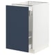 SEKTION / MAXIMERA Base cabinet with pull-out storage, white Axstad/matte blue, 18x24x30 "