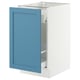 SEKTION / MAXIMERA Base cabinet with pull-out storage, white/Lerhyttan blue, 18x24x30 "