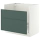 SEKTION / MAXIMERA Base cb f HAVSEN snk/recyc/2 fr, white/Aspudden dark gray-green, 36x24x30 "