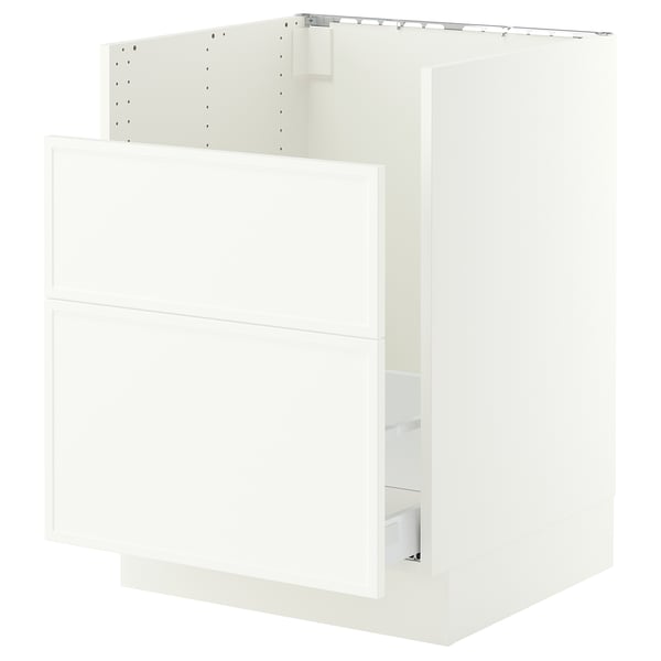 SEKTION / MAXIMERA Base cb f HAVSEN snk/recyc/2 fr, white/Aspudden matte white, 24x24x30 "