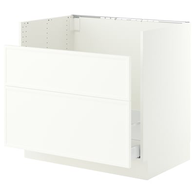 SEKTION / MAXIMERA Base cb f HAVSEN snk/recyc/2 fr, white/Aspudden matte white, 36x24x30 "