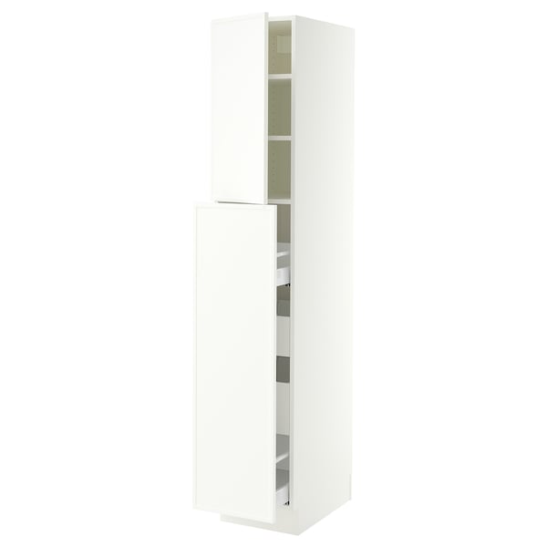 SEKTION / MAXIMERA Hc w p-o func 1dr/4drw, white/Aspudden matte white, 15x24x80 "