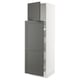 SEKTION / MAXIMERA Hc w p-o func 1dr/4drw, white/Axstad dark gray, 24x24x80 "