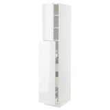 SEKTION / MAXIMERA Hc w p-o func 1dr/4drw, white/Ringhult white, 15x24x80 "