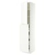 SEKTION / MAXIMERA Hc w p-o func 4drw/1dr/2shlv, white/Aspudden matte white, 18x24x90 "