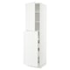 SEKTION / MAXIMERA Hc w p-o func 4drw/1dr/2shlv, white/Axstad matte white, 24x24x90 "