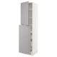 SEKTION / MAXIMERA Hc w p-o func 4drw/1dr/2shlv, white/Bodbyn gray, 24x24x90 "