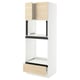 SEKTION / MAXIMERA Hi cb f oven/micro w drawer/2 doors, white/Askersund light ash effect, 30x24x80 "
