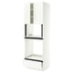 SEKTION / MAXIMERA Hi cb f oven/micro w drawer/2 doors, white/Aspudden matte white, 30x24x90 "