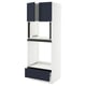 SEKTION / MAXIMERA Hi cb f oven/micro w drawer/2 doors, white Axstad/matte blue, 30x24x80 "