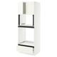SEKTION / MAXIMERA Hi cb f oven/micro w drawer/2 doors, white/Vallstena white, 30x24x80 "