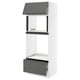 SEKTION / MAXIMERA High cab f mic/ov+drw/dr w push-op, white/Voxtorp dark gray, 30x24x80 "