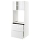 SEKTION / MAXIMERA High cab f oven+2 drawers/2 doors, white/Ringhult white, 30x24x80 "