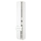 SEKTION / MAXIMERA High cab w 2drs/2 fronts/4 drawers, white/Axstad matte white, 18x15x90 "