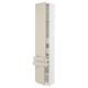SEKTION / MAXIMERA High cab w 2drs/2 fronts/4 drawers, white/Havstorp beige, 18x15x90 "