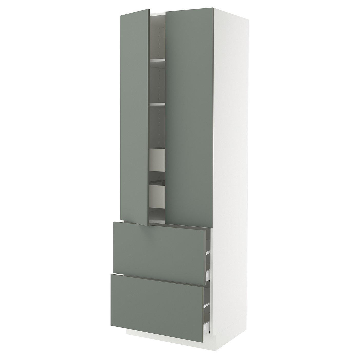 SEKTION / MAXIMERA high cab w 2drs/2 fronts/4 drawers, white