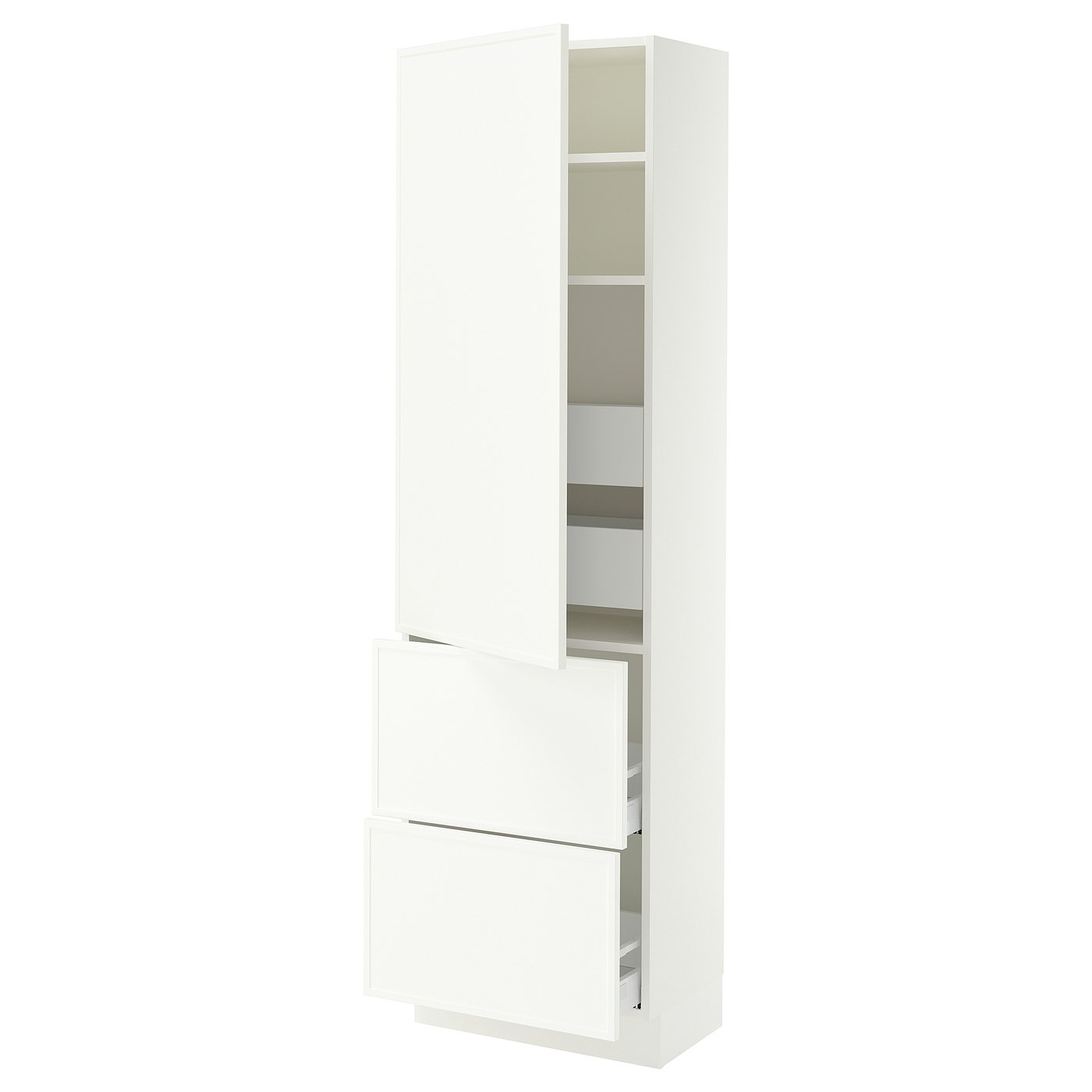 SEKTION / MAXIMERA high cab w door/2 fronts/4 drawers, white