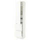 SEKTION / MAXIMERA High cab w door/2 fronts/4 drawers, white/Aspudden matte white, 18x15x80 "