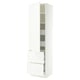 SEKTION / MAXIMERA High cab w door/2 fronts/4 drawers, white/Aspudden matte white, 24x24x90 "