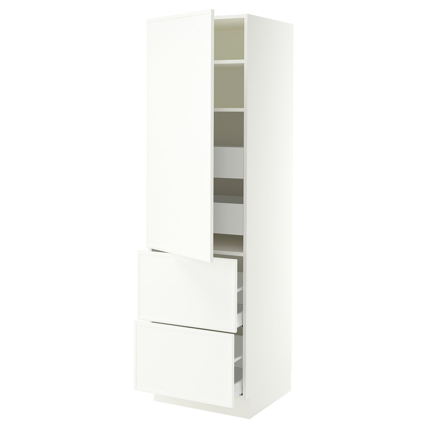 SEKTION / MAXIMERA high cab w door/2 fronts/4 drawers, white
