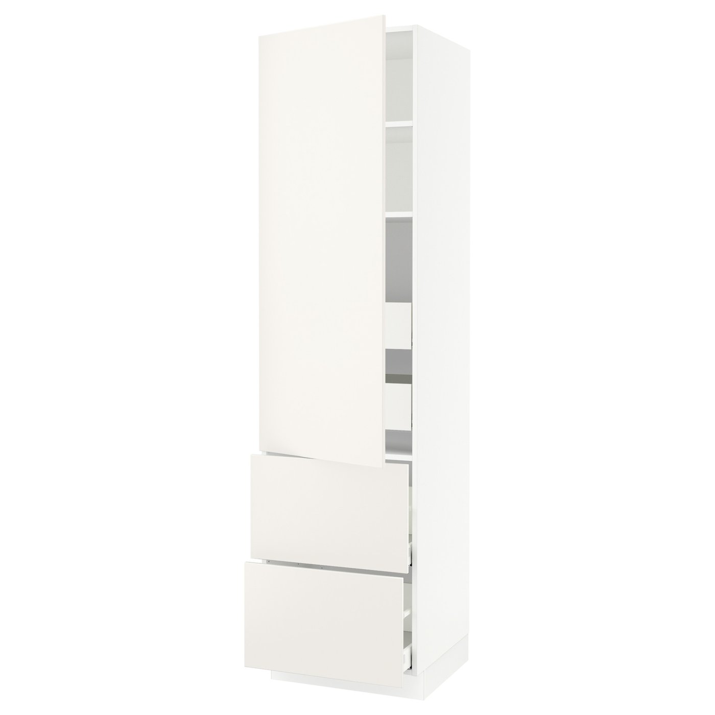 IKEA
HAVSTA ハーヴスタ
収納コンビネーション ガラス引き戸付き、白 SEKTION / MAXIMERA high cab w door/2 fronts/4 drawers, white