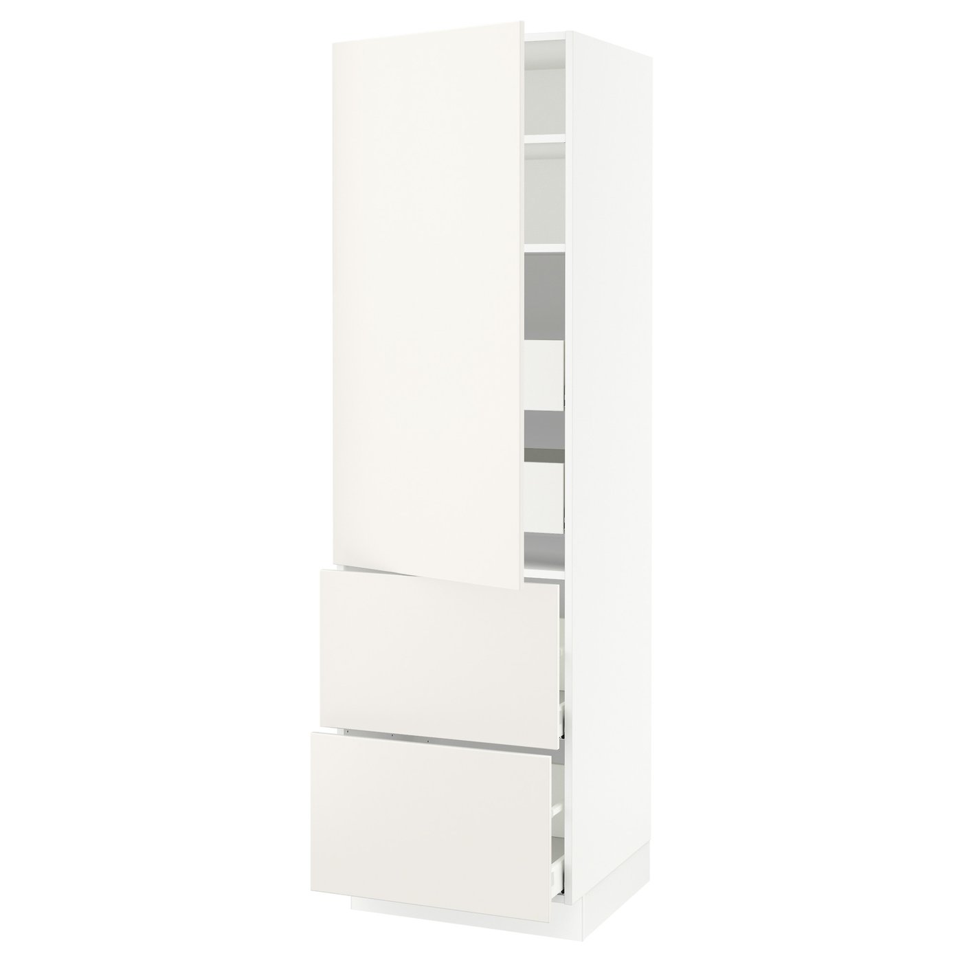 ■木村です155kg+2.5×2+1.25×4 165kgセット 4 SEKTION / MAXIMERA high cabinet w 4 doors/5 drawers, white
