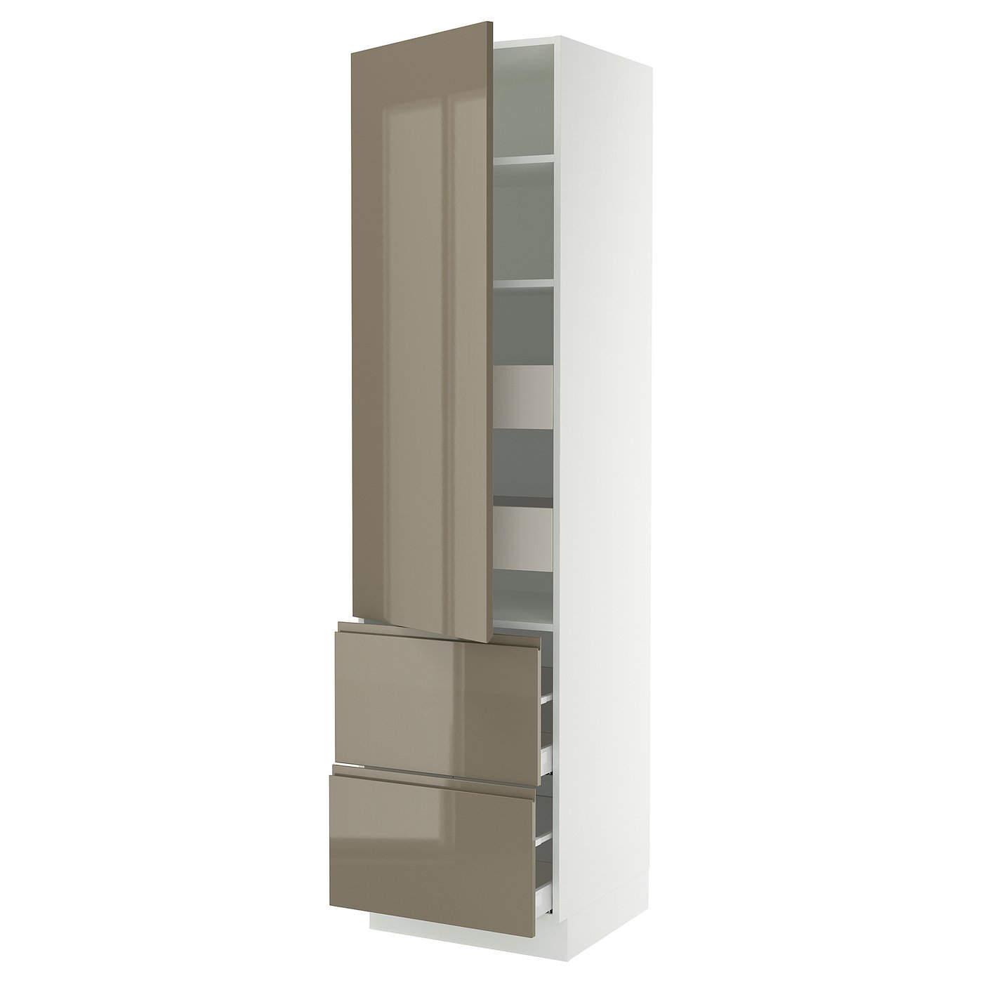 SEKTION / MAXIMERA high cab w door/2 fronts/4 drawers, white