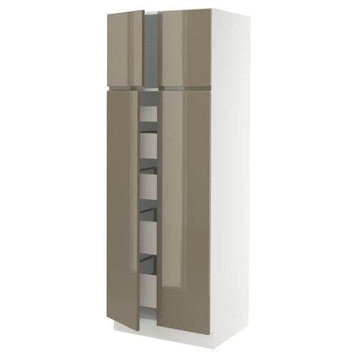 Grey ikea SEKTION kitchen cabinet