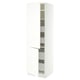 SEKTION / MAXIMERA High cb w 2 doors/shelves/4 drawers, white/Aspudden matte white, 24x24x80 "