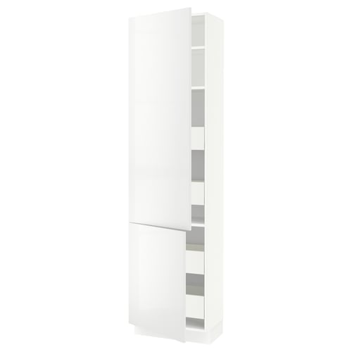 White SEKTION kitchen cabinet with sleek, modern design.