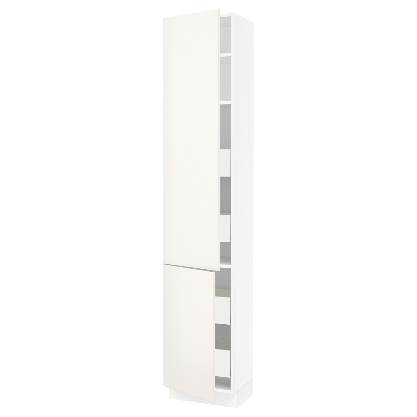 SEKTION / MAXIMERA high cb w 2 doors/shelves/4 drawers, white