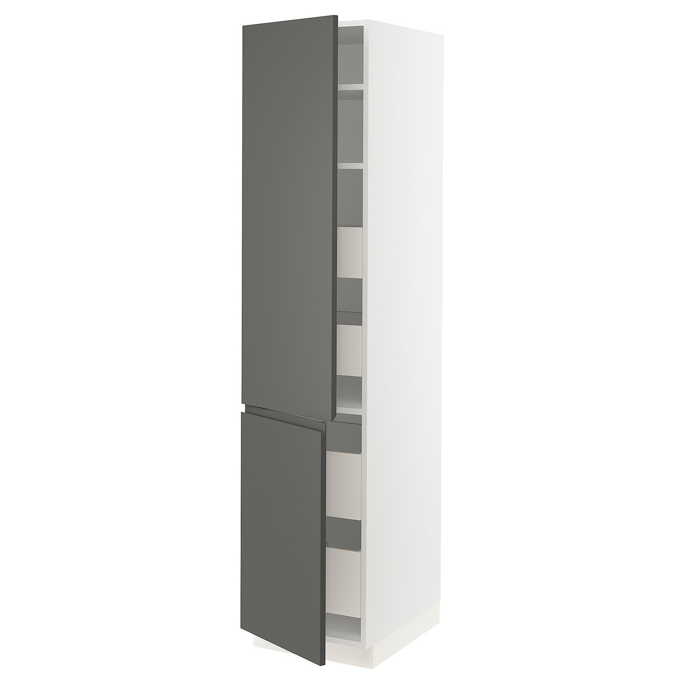 SEKTION / MAXIMERA high cb w 2 doors/shelves/4 drawers, white