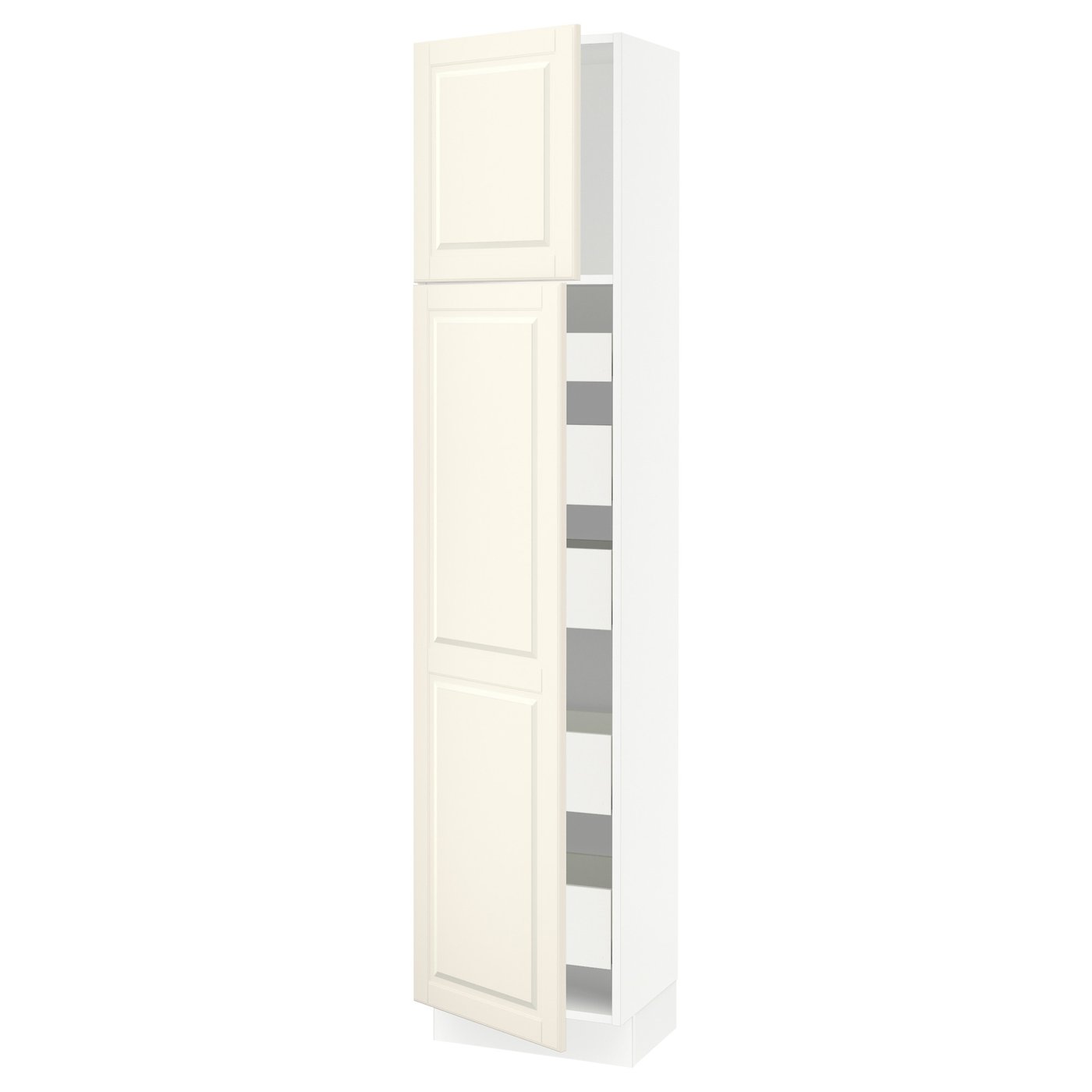SEKTION / MAXIMERA high cb w 2 doors/shelves/5 drawers, white