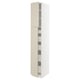 SEKTION / MAXIMERA High cb w 2 doors/shelves/5 drawers, white/Havstorp beige, 15x24x90 "