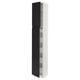 SEKTION / MAXIMERA High cb w 2 doors/shelves/5 drawers, white/Upplöv matte anthracite, 15x15x90 "