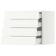 SEKTION / MAXIMERA Wall cabinet with 4 drawers, white/Aspudden matte white, 24x15x20 "