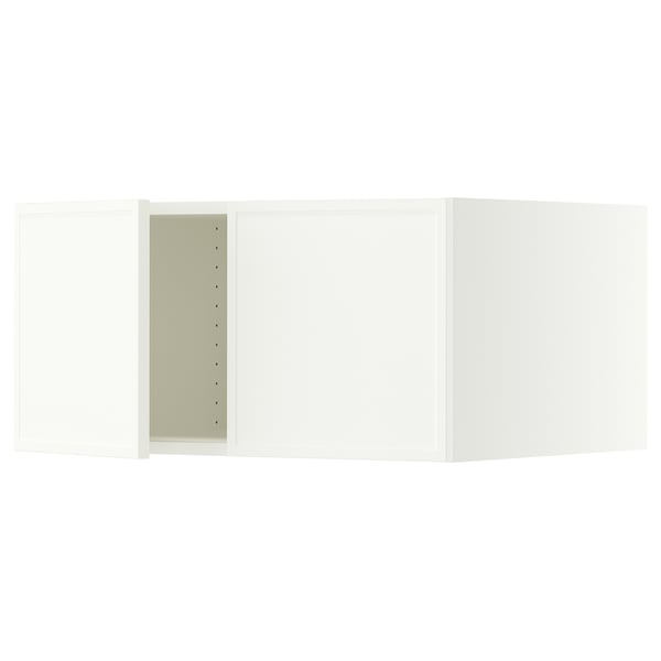 SEKTION Top cab f fridge/freezer w 2 doors, white/Aspudden matte white, 30x24x15 "