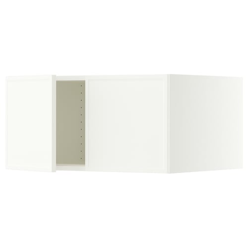 SEKTION Top cab f fridge/freezer w 2 doors, white/Aspudden matte white, 30x24x15 "