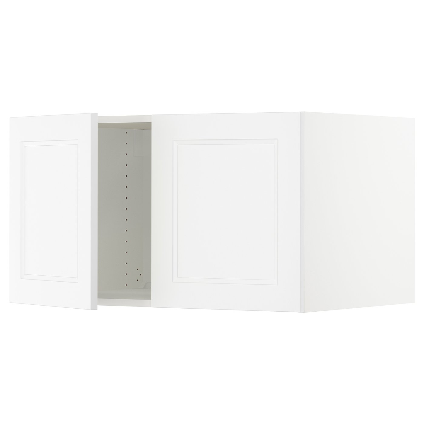 SEKTION top cab f fridge/freezer w 2 doors, white/Axstad matte