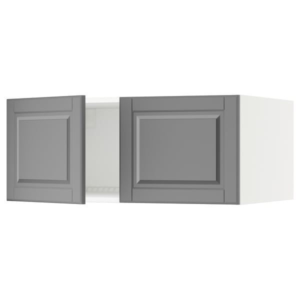 SEKTION Top cab f fridge/freezer w 2 doors, white/Bodbyn gray, 36x24x15 "