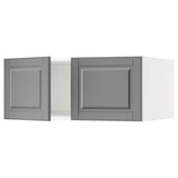 SEKTION Top cab f fridge/freezer w 2 doors, white/Bodbyn gray, 36x24x15 "