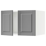 SEKTION Top cab f fridge/freezer w 2 doors, white/Bodbyn gray, 30x24x20 "